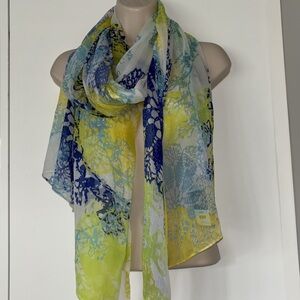 NWT Bijoux Terner Colourful Chiffon Pareo Cover Up